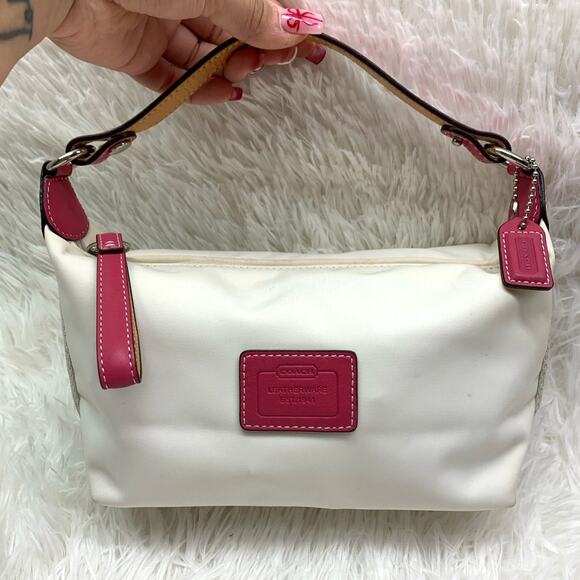 y2k COACH Nylon Mini Purse / Wristlet - Picture 1 of 13